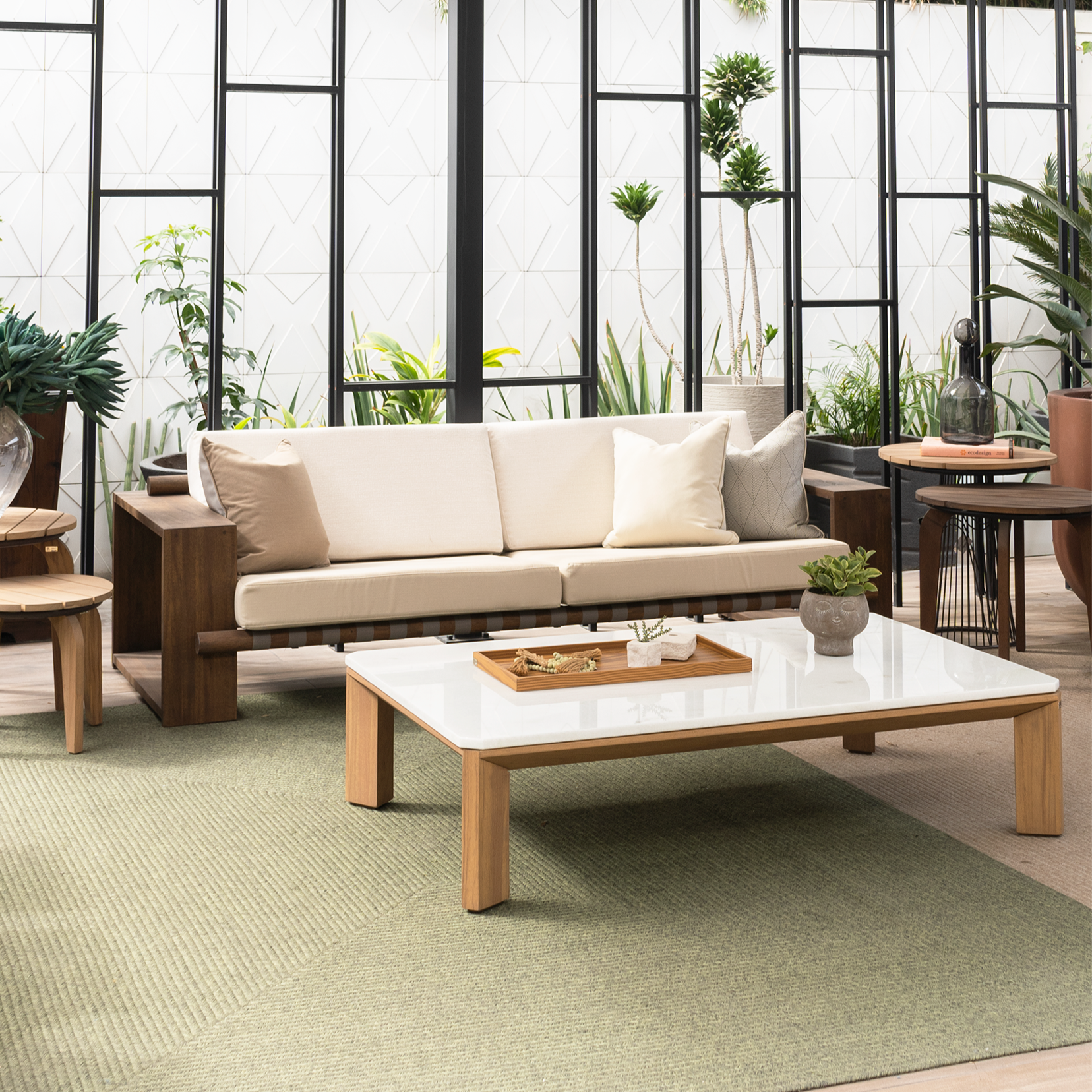 SOFA DOMUS MESA CENTRO MONET MESA DE APOYO PIERRE