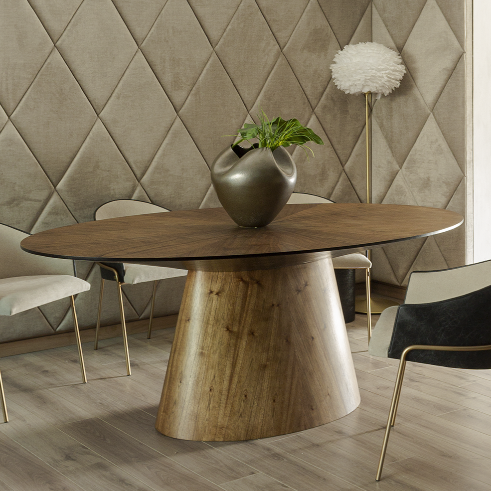 MESA DE COMEDOR CONA OVAL cona oval elma