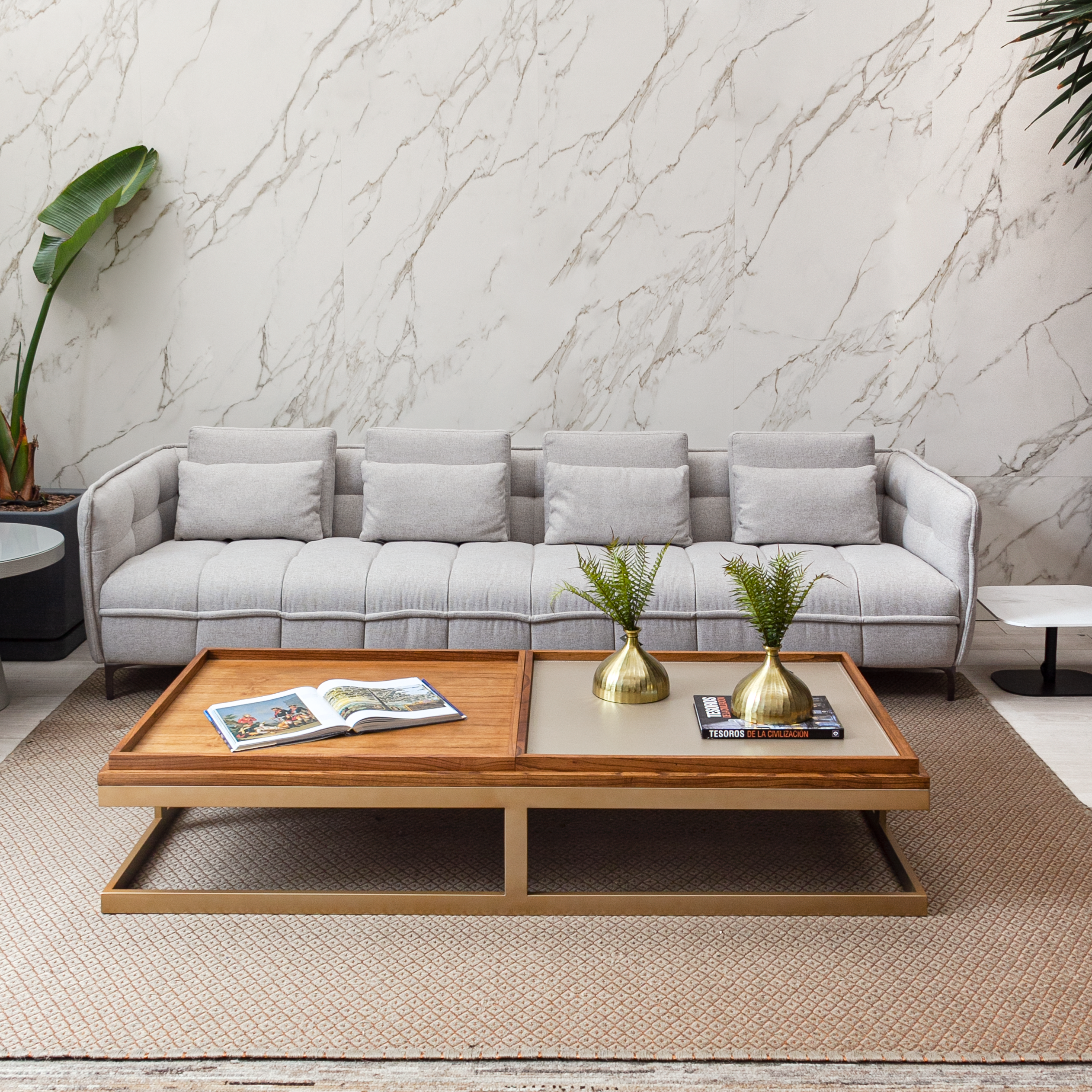 sofa paris 4 puestos mesa de centro cosmopolita