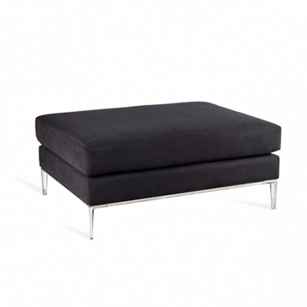 2265/A - Horus Ottoman 28.7"W - Aluminum Legs Horus Ottoman 28.7"W - Aluminum Legs