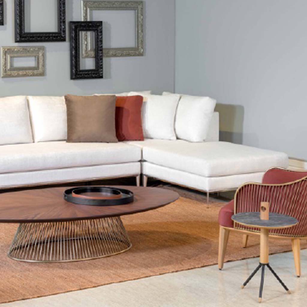 2266/A - Horus Ottoman 38.5"W - Aluminum Legs Horus Ottoman 38.5"W - Aluminum Legs