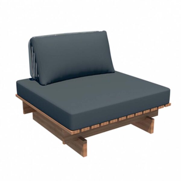 Danubio Lounge Chair - Armless And Simples Pillows