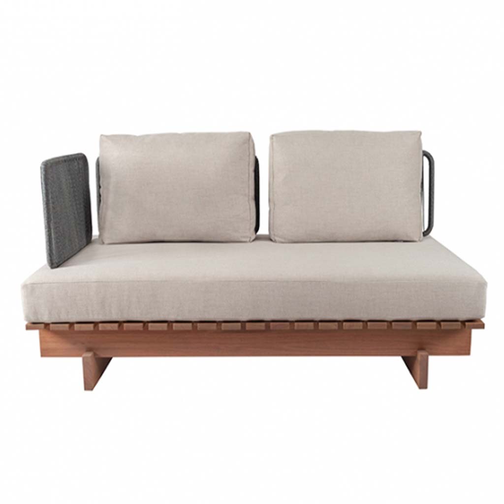 22984/E - Danubio Sectional Sofa 57.8"L - Left Arm/simple Pillows Danubio Sectional Sofa 57.8"L - Left Arm/simple Pillows