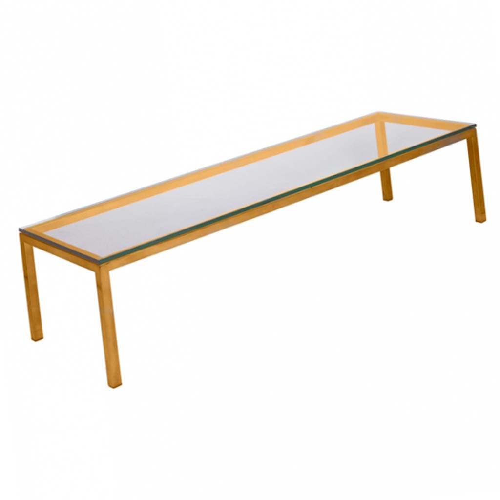 29937/G - Austin Rectangular Coffee Table 53"L - Gold Austin Rectangular Coffee Table 53"L - Gold