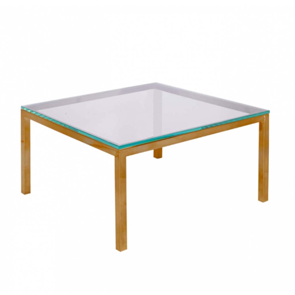 29943/G - Austin Square Coffee Table 23.6"L - Gold Austin Square Coffee Table 23.6"L - Gold