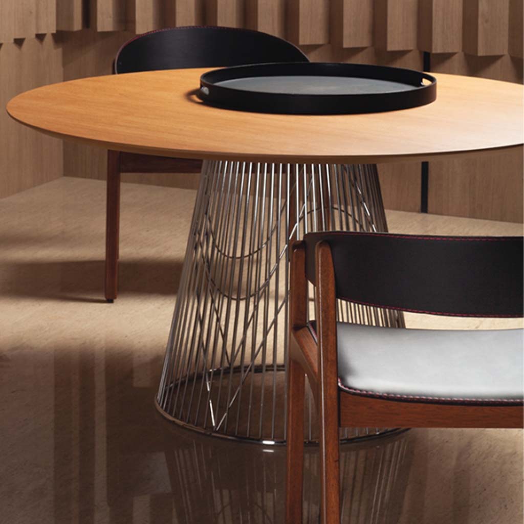 3052 - Suez Dining Table Ø47.2" - Round Suez Dining Table Ø47.2" - Round