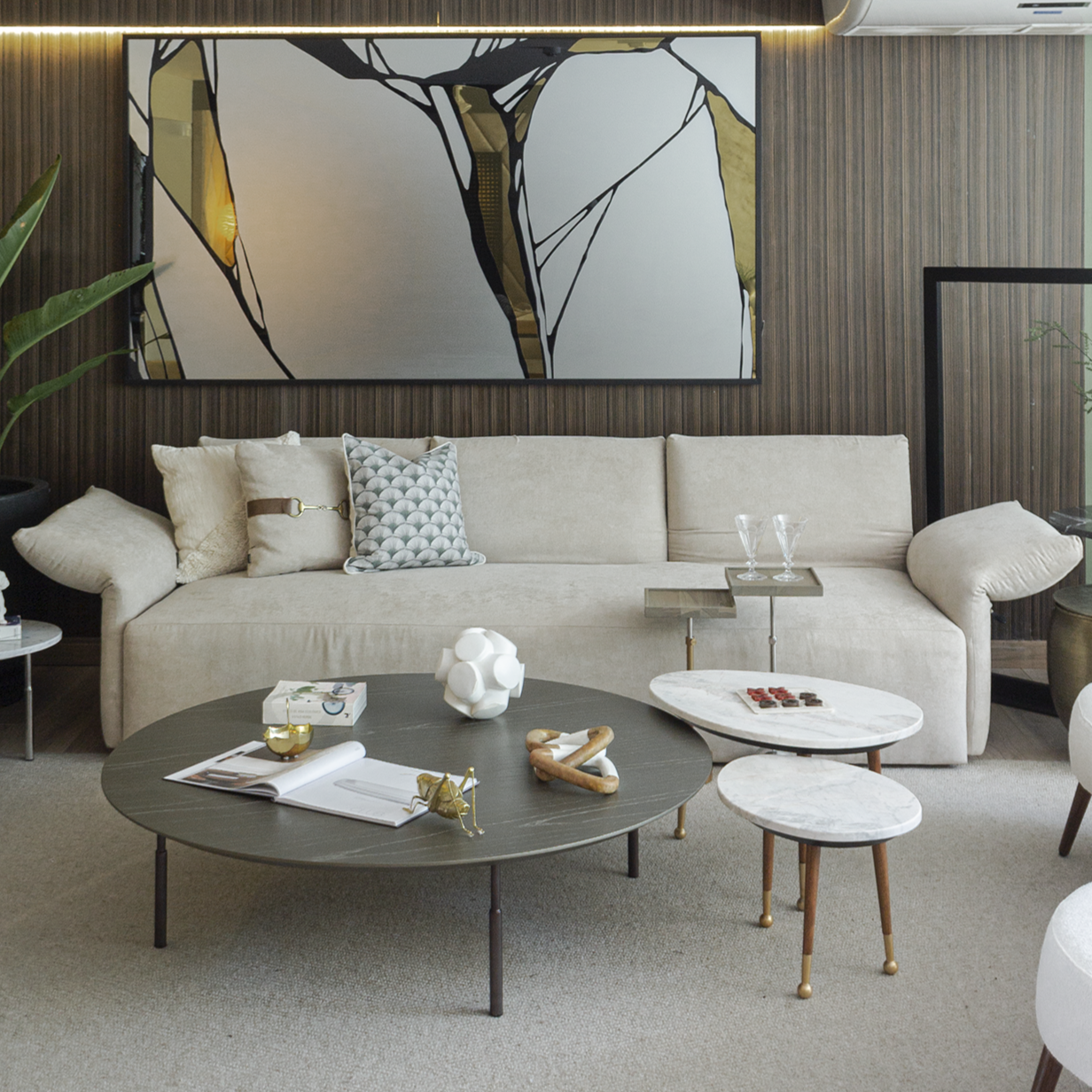 SOFA SOUL MESA DE CENTRO TOQUIO MESA DE APOYO LEVINE DE MARMOL