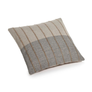 Cojin Malaga Cotton Stripe - Gris