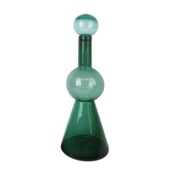 Botella de Vidrio Verde Oscuro