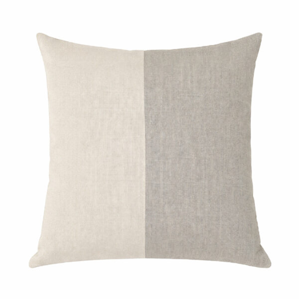 Cojin de Plumas Exterior Beige y Marron