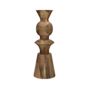 Candelabro Madera de Mango Natural