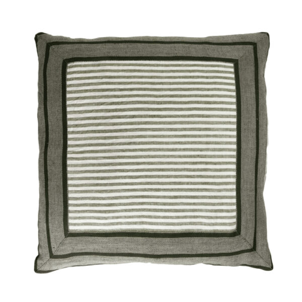 Cojin Saint Tropez Lino/Algodón Verde
