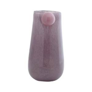 Florero Bolita Vidrio Mediano Suave Violeta