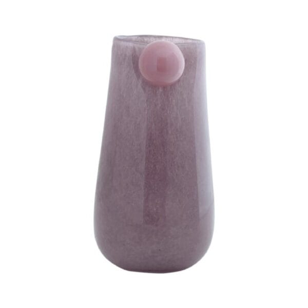 Florero Bolita Vidrio Mediano Suave Violeta