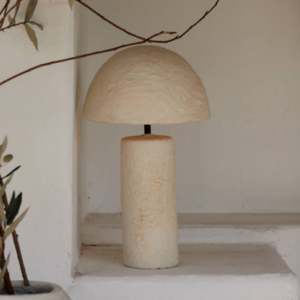Lampara de Mesa Qazu Cream
