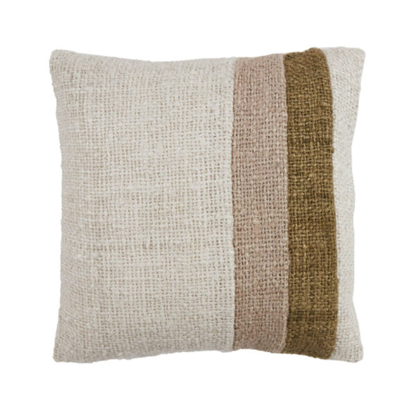 Cojin Surrey White Green y Beige
