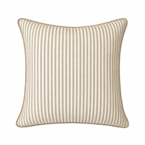 Cojin de Plumas Exterior Marrones y Beige
