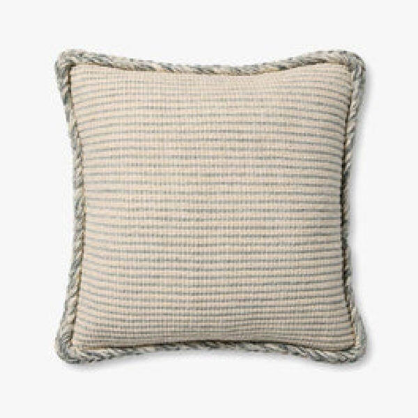 Cojin con Relleno de Plumas Oroville Natural Blue