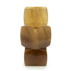 Jarron Decorativo Batu Mustard