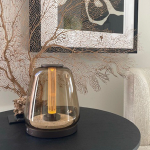 Luminaria de Mesa Pandoro Thimble S Wireless Champagne