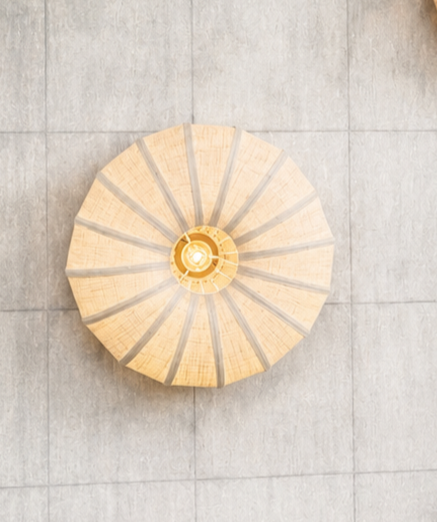 Luminaria de Pared Zosia Linen Cream