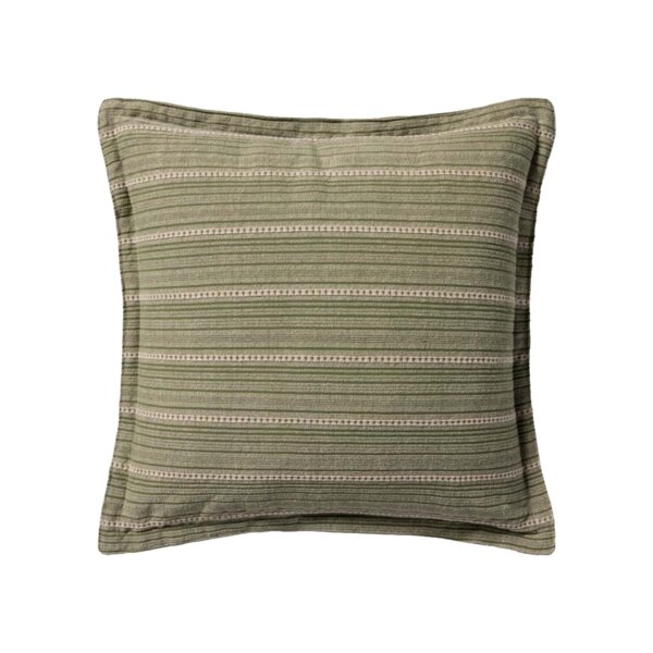 Cojin con Relleno de Plumas Howie Green/Natural