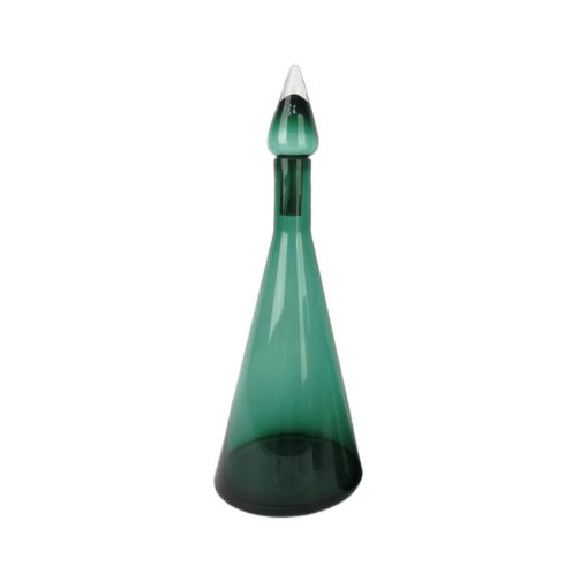 Botella de Vidrio Verde Oscuro