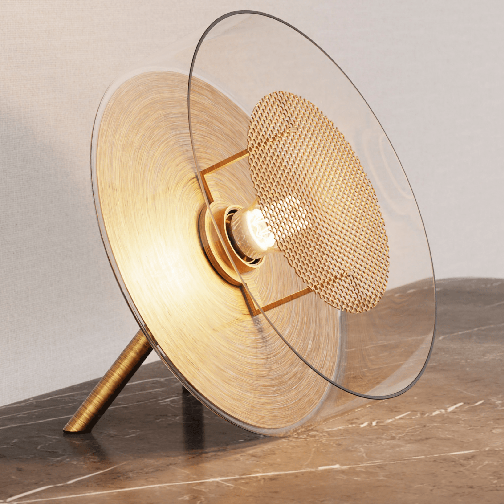 Luminaria de Mesa Glow Table Bronce