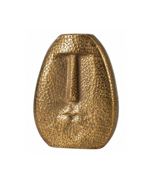 Jarron de Metal Gold