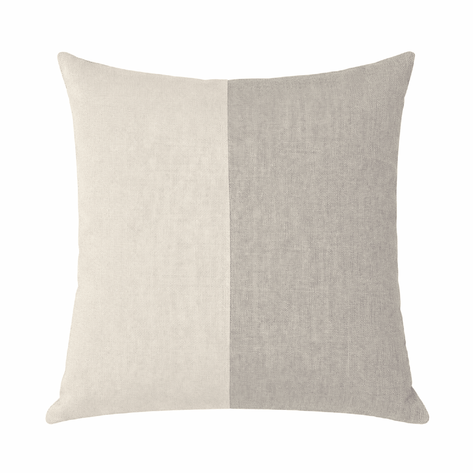 Cojin de Plumas Exterior Beige y Marron