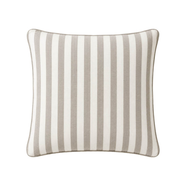 Cojin de Exterior con Rayas Marron y Beige