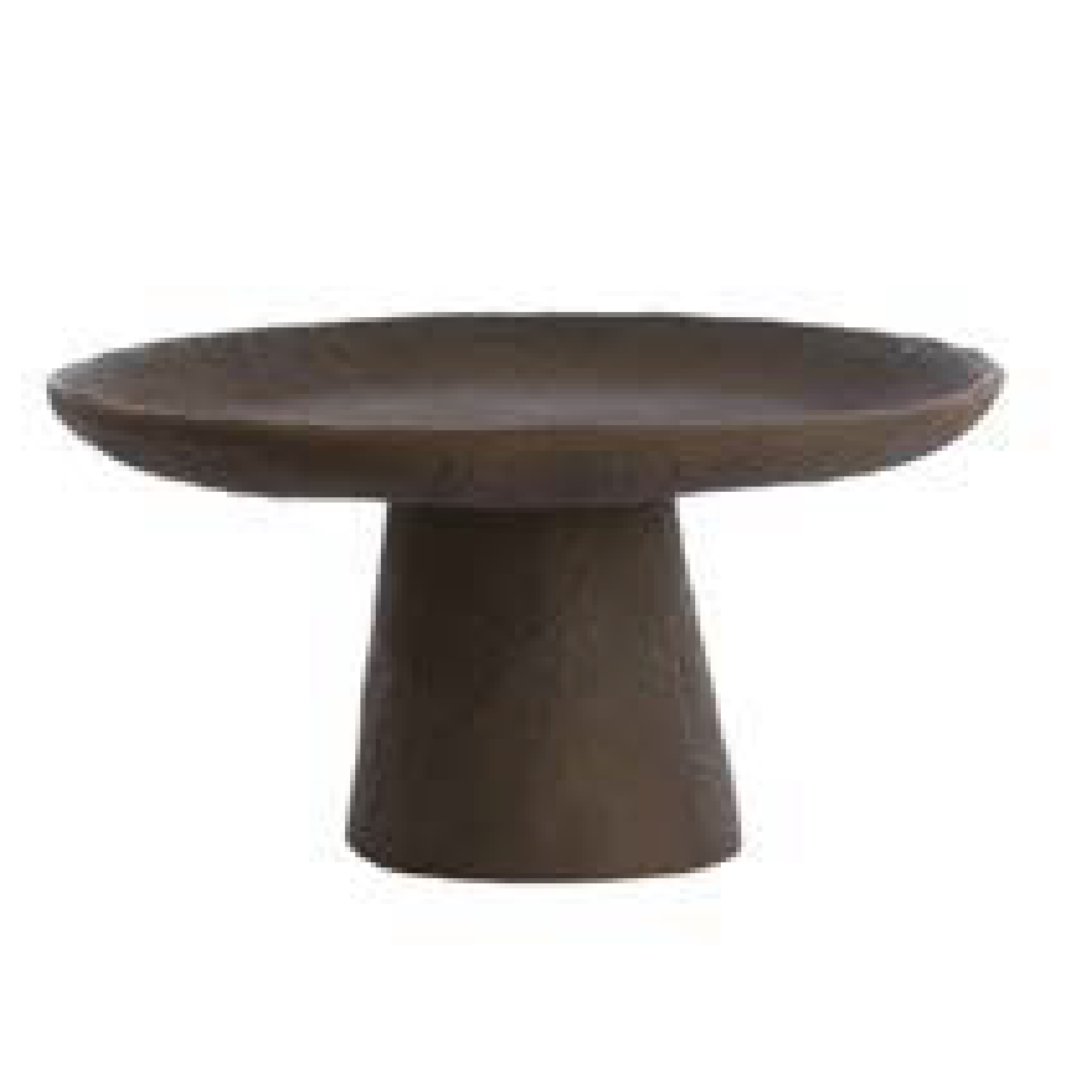 Dish On Base Dark Brown