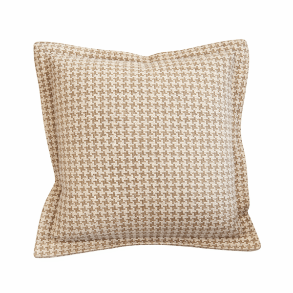 Cojin de Plumas Textura y Beige