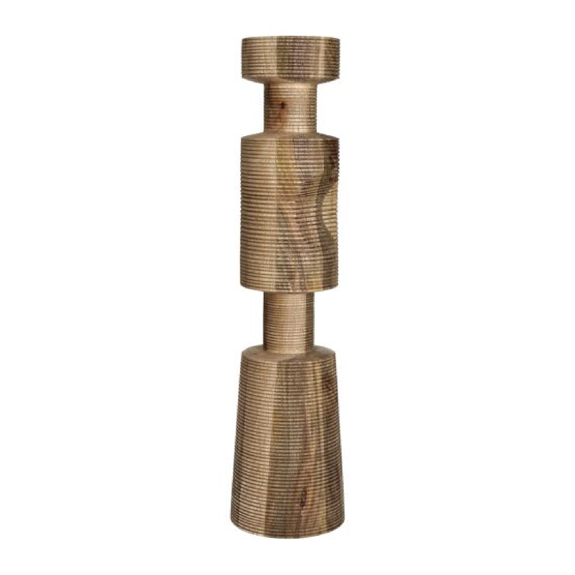 Candelabro Madera de Mango Natural