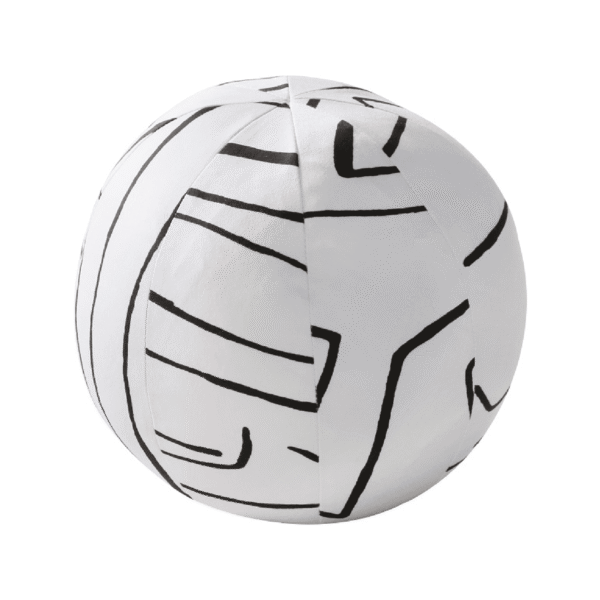 Cojin Pelota Tela Grafito