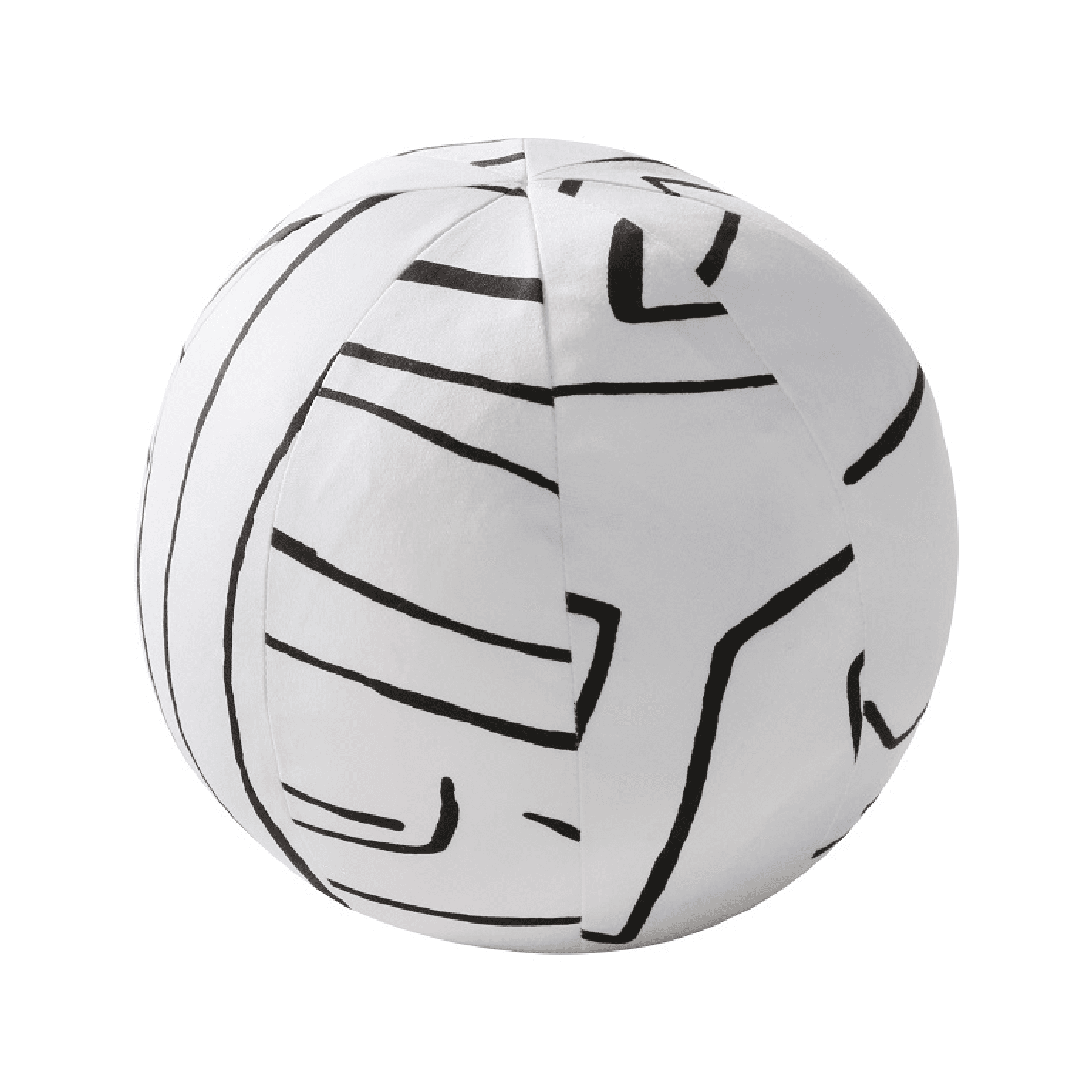 Cojin Pelota Tela Grafito