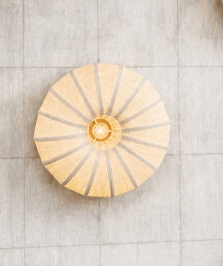 Luminaria de Pared Zosia Linen Cream
