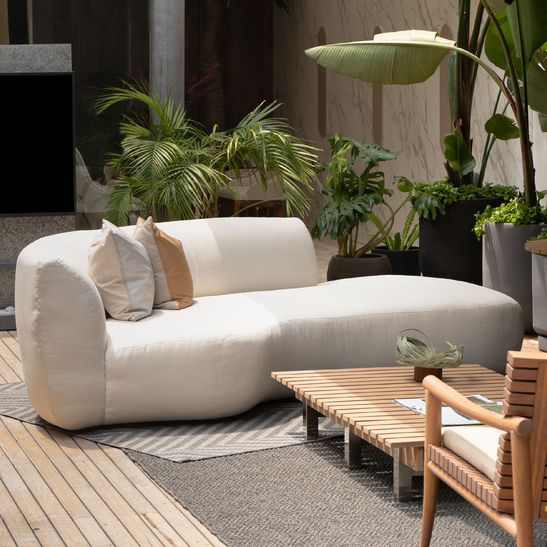 Sofa Hadid Garden R/Derecho