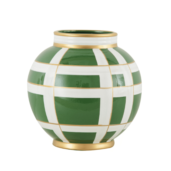 Jarron Ceramica Green/White