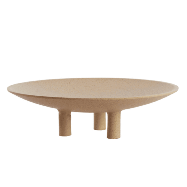 Plateau On Base Tabua Sand y Light Brown Spotted