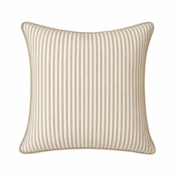 Cojin de Plumas Exterior Marrones y Beige