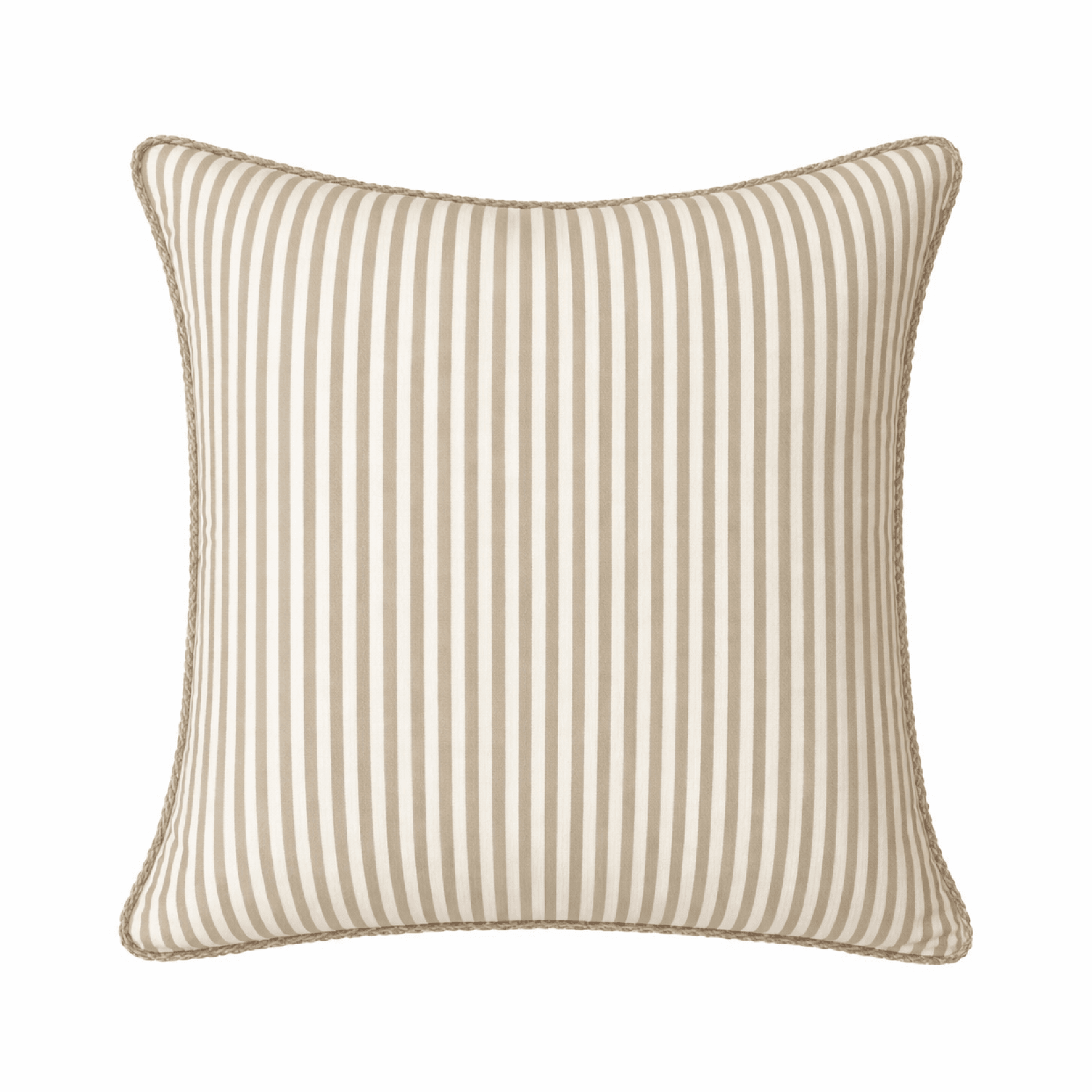 Cojin de Plumas Exterior Marrones y Beige
