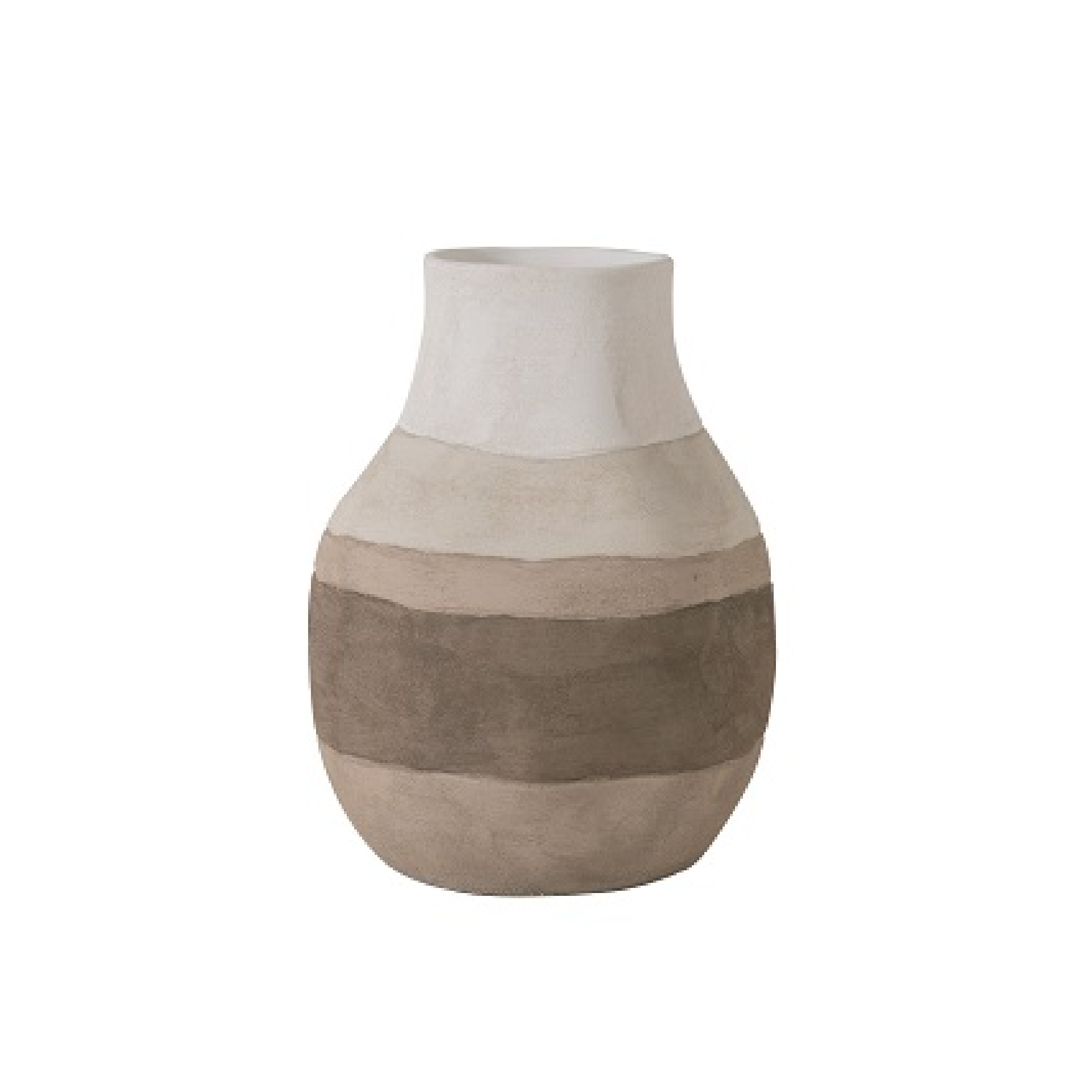 Jarron Ceramica Beige/Taupe Matt
