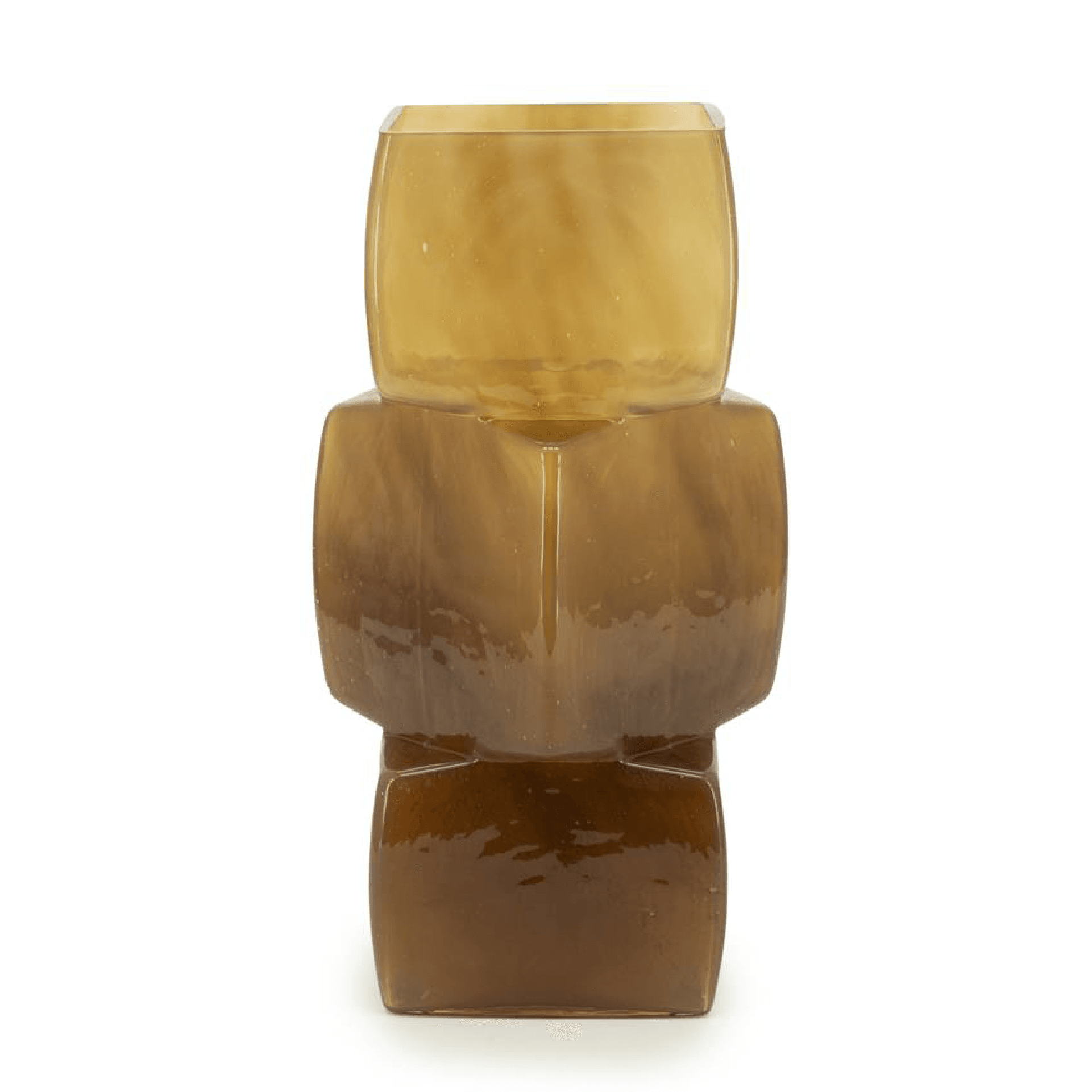 Jarron Decorativo Batu Mustard
