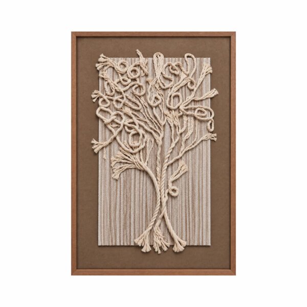 Cuadro Lino En Relieve Arbol