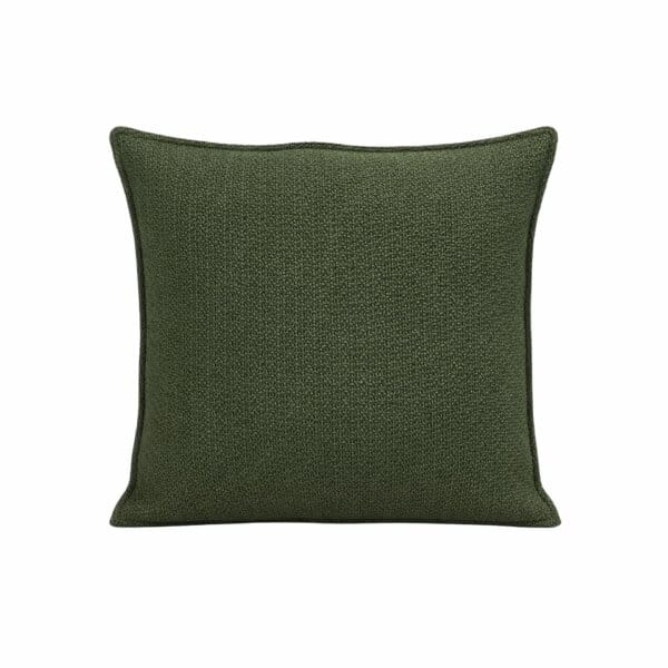 Cojín de Exterior Texturizado Iris Verde Musgo