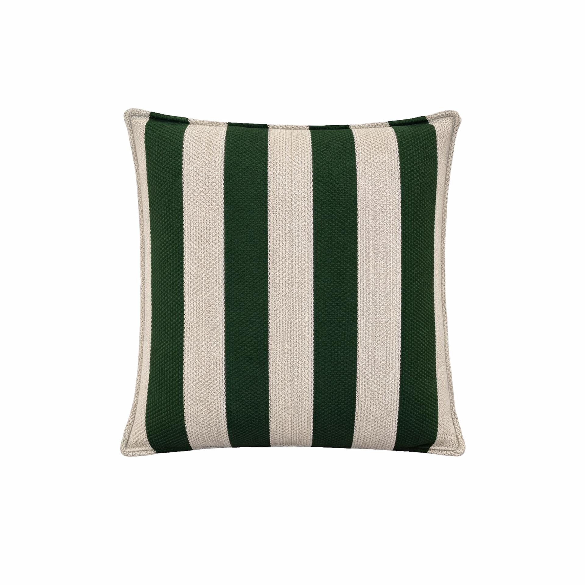 Cojín de Exterior Gisela Verde Musgo/Rami/Off White 1 Cojín de Exterior Gisela Verde Musgo/Rami/Off White - Imagen 1