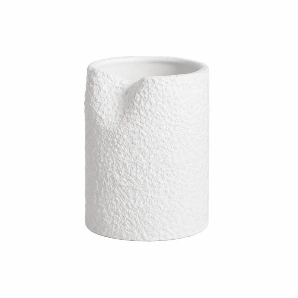 Jarrón  86634 Blanco Texturizado
