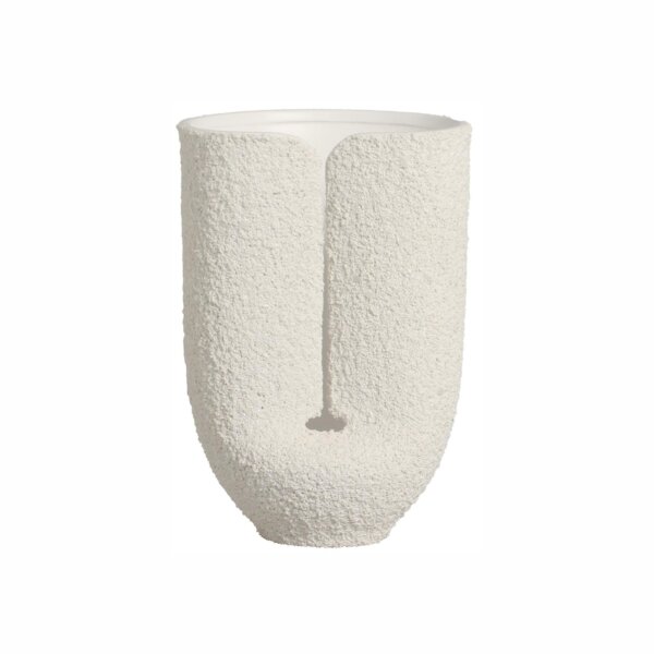 Jarrón  86763 Blanco Texturizado