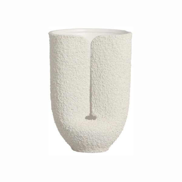 Jarrón  86764 Blanco Texturizado